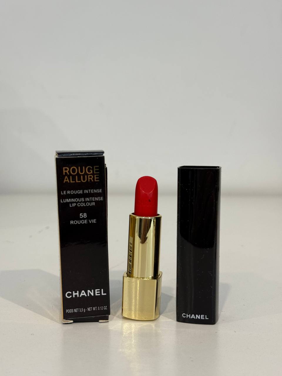 (LIPSTICK) CHANEL ROUGE ALLURE LUMINOUS INTENSE - 58 ROUGE VIE